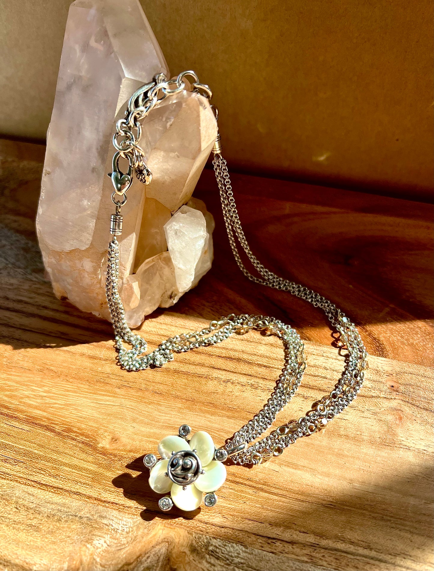 Brighton Mother of Pearl Beautiful Statement Necklace