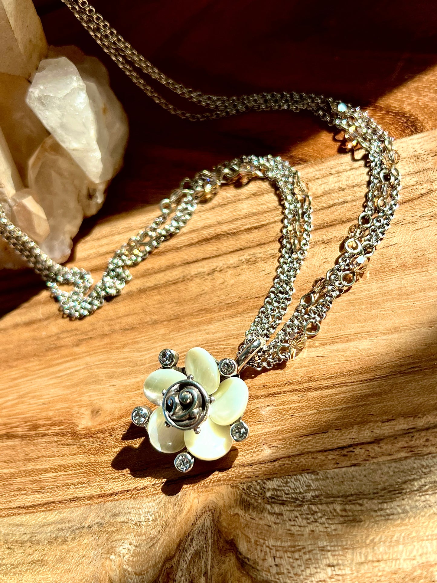 Brighton Mother of Pearl Beautiful Statement Necklace