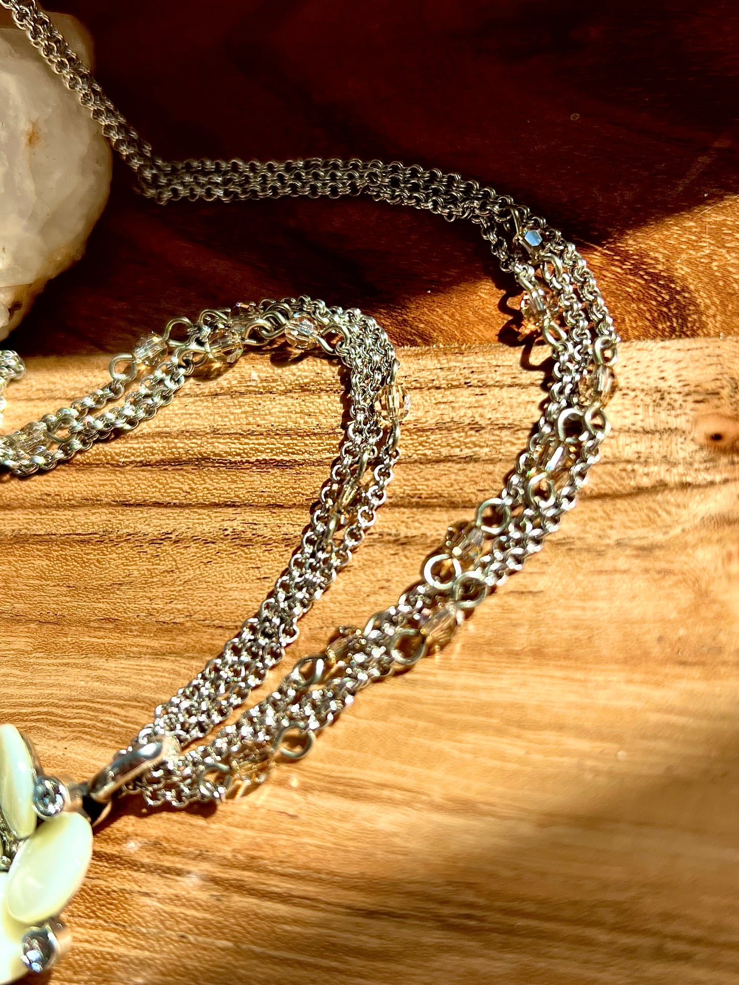 Brighton Mother of Pearl Beautiful Statement Necklace